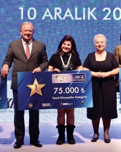 11. Kimya AR-GE Proje Pazarı'ndan Üniversitemize 1.'ilk ödülü